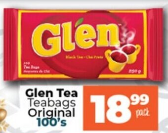 Take 'n Pay Glen Tea Teabags Original 100's offer