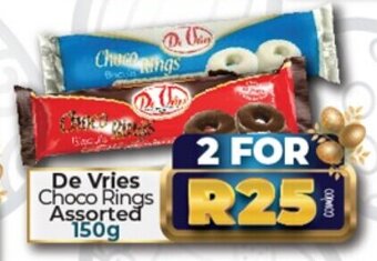 Take 'n Pay De Vries Choco Rings Assorted 2x150g offer