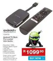 Cash Crusaders Android TV Stick Pre Loaded With Netflix CZSE1103 offer