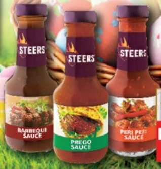 Take 'n Pay Steers Sauces Assorted 375ml offer