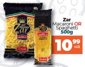 Take 'n Pay Zar Macaroni or Spaghetti 500g offer