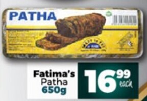 Take 'n Pay Fatima's Patha 650g offer