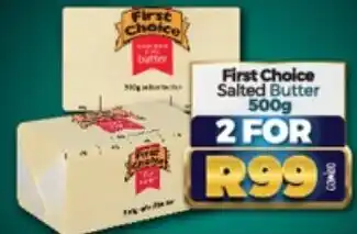 Take 'n Pay First Choice Salted Butter 2x500g offer