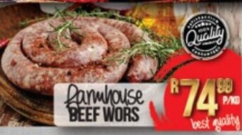 Farmhouse Beef Wors