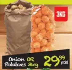 Take 'n Pay Onion or Potatoes 3kg offer