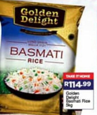 Super Save Golden Delight Basmati Rice 5kg offer