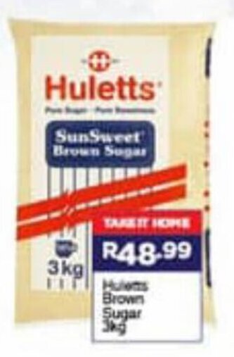 Super Save Huletts Brown Sugar 3kg offer