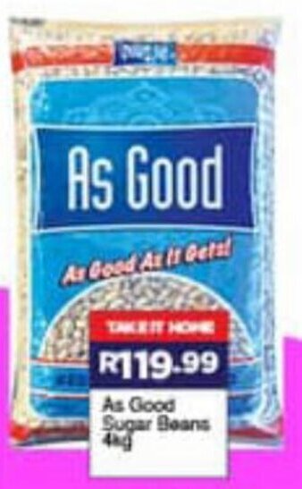 Super Save AS Good Sugar Beans 4kg offer