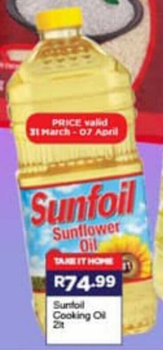Super Save Sunfoil Cooking Oil 2L offer