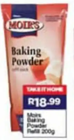 Super Save Moir's Baking Powder Refill 200g offer