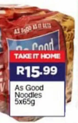 Super Save AS Good Noodles 5x65g offer