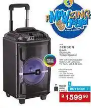 Cash Crusaders Jebson 8 Inch Bluetooth Trolley Speaker H-8L offer