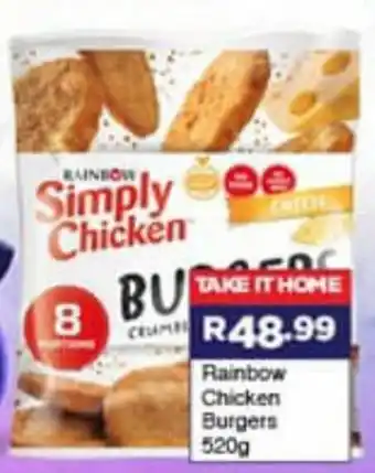 Super Save Rainbow Chicken Burgers 520g offer