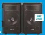 Cash Crusaders Jebson 8 Inch DJ/PA Speakers (Pair) SH8 offer