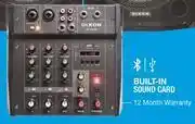 Cash Crusaders Dixon 4 Channel Multi Purpose Powered Desktop Mixer CF-401M offer