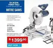 Cash Crusaders Dixon 1100W 210mm Mitre Saw J1GZP210 offer