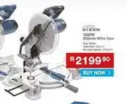 Cash Crusaders Dixon 1800W 255mm Mitre Saw J1GZP255 offer