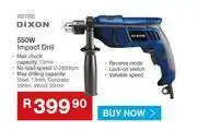 Cash Crusaders Dixon 550W Impact Drill HS1002 offer