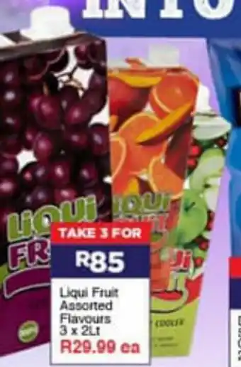 Super Save Liqui Fruit Assorted Flavours 3x2L offer