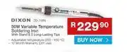 Cash Crusaders Dixon 50W Variable Temperature Soldering Iron With Stand & 2 Long Lasting Tips ZD-708N offer
