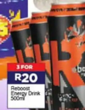 Super Save Reboost Energy Drink 3x500ml offer