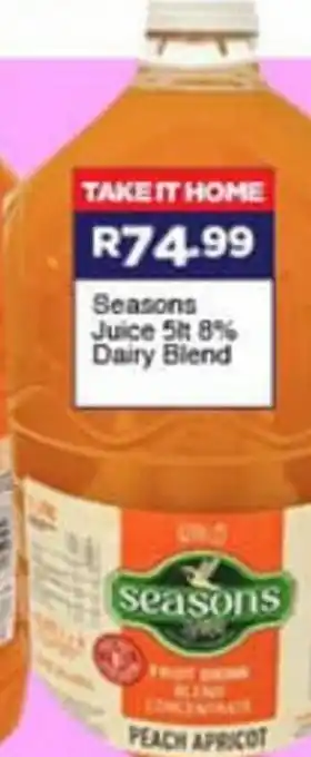 Super Save Seasons Juice 5L offer