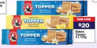 Super Save Bakers Topper 3x125g offer