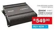 Cash Crusaders OHM 1300W 2 Channel Class AB Mosfet Amplifier offer
