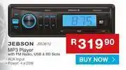 Cash Crusaders Jebson MP3 Player With FM Radio, USB & SD Slots JB5361U offer