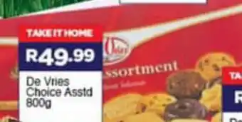 Super Save De Vries Choice Assorted 800g offer