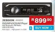 Cash Crusaders Jebson DVD/ MP4/ VCD/ AV1 Player With Bluetooth, FM Radio, USB & SD Slots JB698DVD offer
