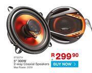 Cash Crusaders DXN Pro 5" 300W 2 Way Coaxial Speakers BT502TH offer