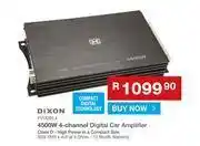 Cash Crusaders Dixon 4500W 4 Channel Digital Car Amplifier PYUD80.4 offer