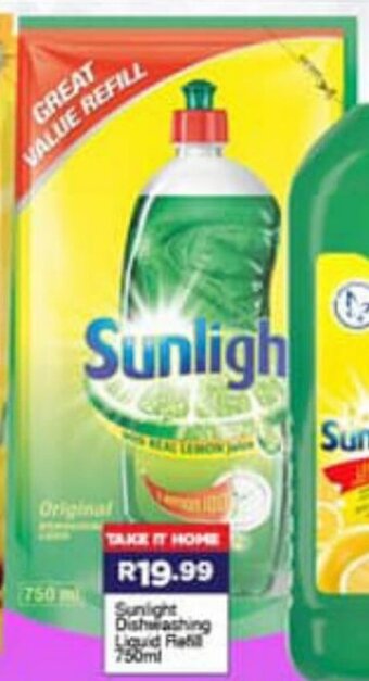 Super Save Sunlight Dishwashing Liquid Refill 750ml offer