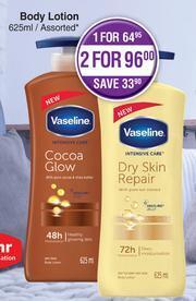 Dis-Chem Vaseline Body Lotion Assorted-625ml offer