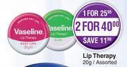 Dis-Chem Vaseline Lip Therapy Assorted-20g offer