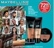 Dis-Chem Maybelline FitMe Matte+ Poreless Concealer Or Foundation Or Powder (Assorted Shades)-Each offer