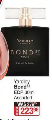 Yardley Bond ST EDP Assorted-30ml