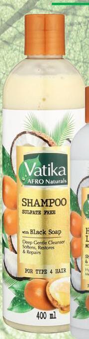 Dis-Chem Vatika Afro Naturals Shampoo-400ml offer