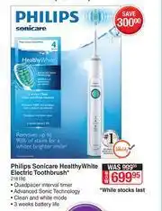 Dis-Chem Philips Sonicare Healthy White Electric Toothbrush offer
