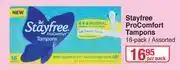Dis-Chem Stayfree Pro Comfort Tampons 16 Pack (Assorted)-Per Pack offer