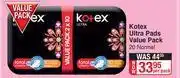 Dis-Chem Kotex Ultra Pads Value Pack (20 Normal)-Per Pack offer