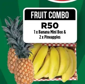 Food Lover's Market Banana Mini Box 1x & Pineapples 2x offer