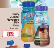 Dis-Chem Purity Junior! Flavoured Milk Assorted-200ml Each offer
