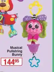 Dis-Chem Playgro Musical Pullstring Bunny offer