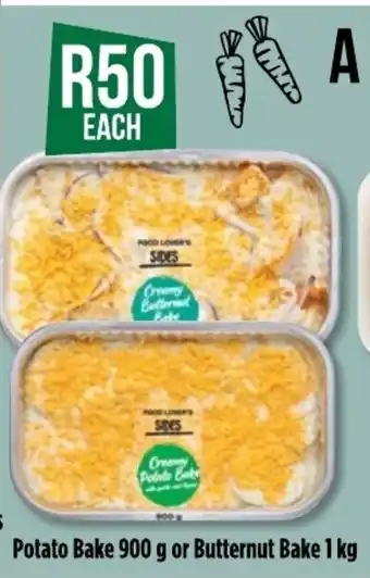 Food Lover's Market Potato Bake 900g or Butternut Bake 1kg offer