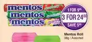 Dis-Chem Mentos Roll Assorted-For 1 x 38g offer