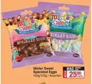 Dis-Chem Mister Sweet Speckled Eggs Assorted-100g/ 125g Each offer