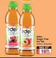Eden Sugar Free Ice Tea Assorted-500ml Each