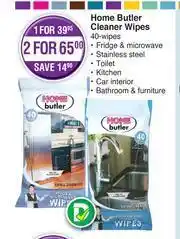Dis-Chem Home Butter Cleaner Wipes 40's Pack-For 1 offer